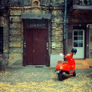 Red Motorbike '25